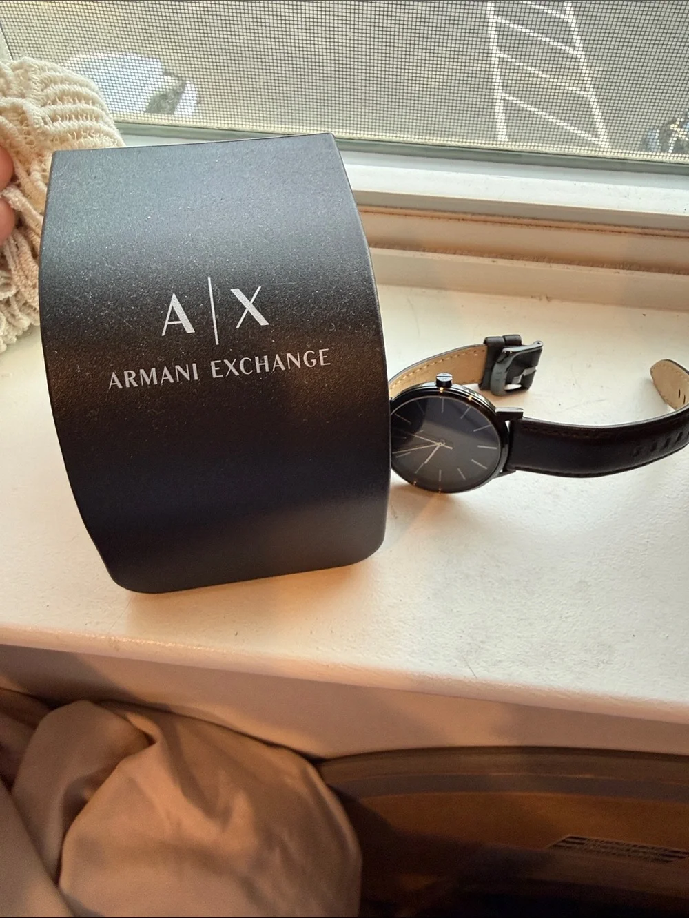 Armani Exchange Black Minimalist Men's Watch